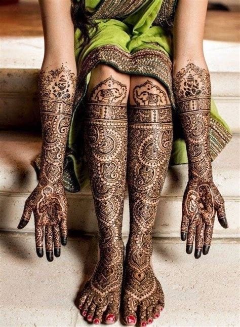 5_Trending Henna Tattoo Designs For Legs  K4 Fashion