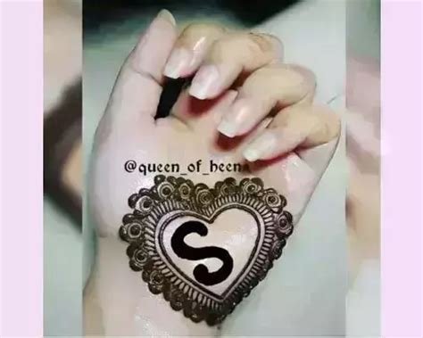 13_Stylish S Letter Mehndi Designs You Will Love  2023 With Images  Fabbon