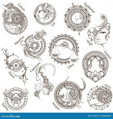 7_Lion Mehndi Tattoo Doodles Style Cartoon Vector  CartoonDealercom