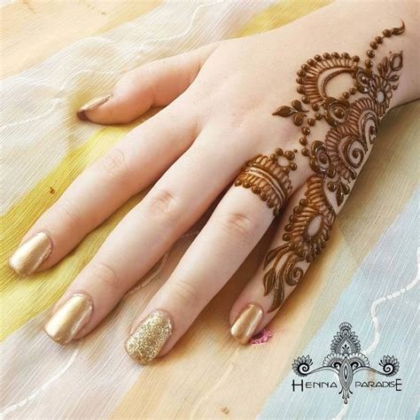 1_50 Simple One Finger Mehndi Designs  K4 Fashion