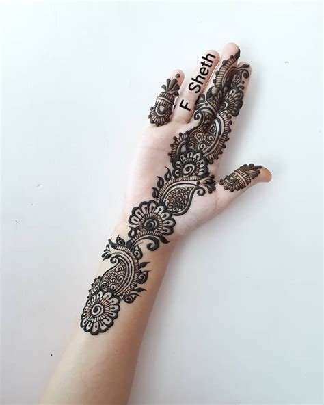 6_20 Arabic Mehndi Designs For Front Hand to Steal your Heart  Tikli