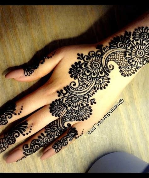 1_Astonishing Arabic Bail Mehndi Design  Arabic Mehndi Bail Designs