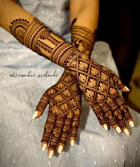 15_300 Lotus Mehndi Designs for Front and Back hand and Feet