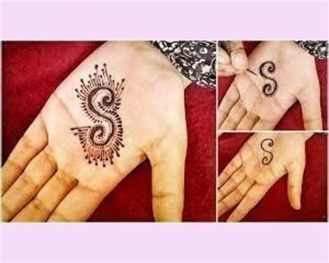 11_Stylish S Letter Mehndi Designs You Will Love  2023 With Images  Fabbon