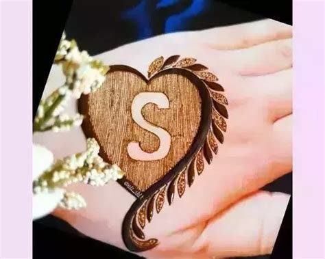 9_Stylish S Letter Mehndi Designs You Will Love  2023 With Images  Fabbon