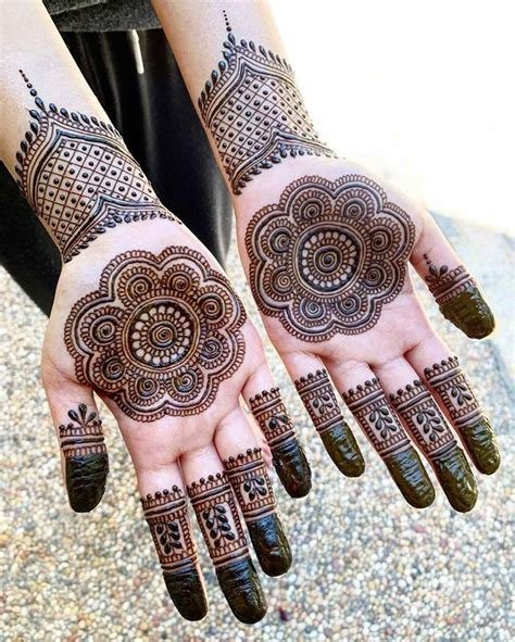 12_Bridal Mandala Mehndi Designs for Back Hand  K4 Fashion