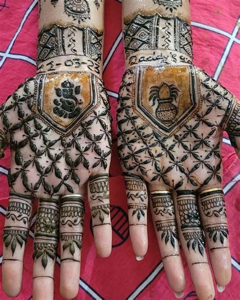 3_Simple Mylanchi Designs For Front Hand  Kerala Mehndi Designs 2024