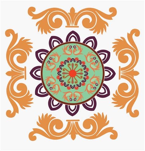 3_Transparent Mayur Pankh Png  Circle Rangoli Design Png Png Download