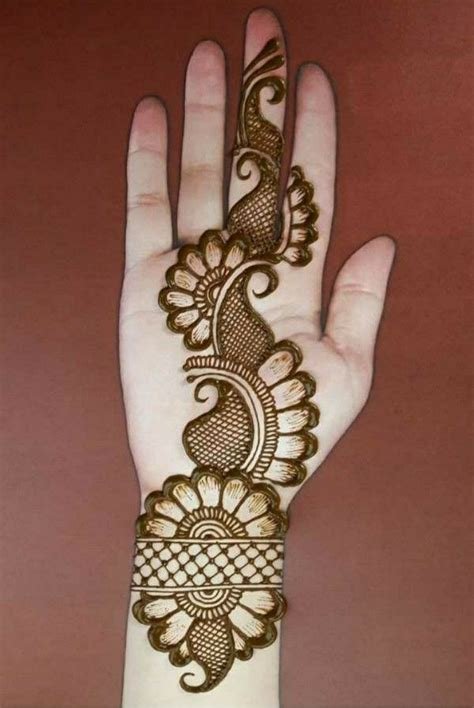 9_21 Simple Mehndi Design for Left Hand Inspirations For The Bride Squad