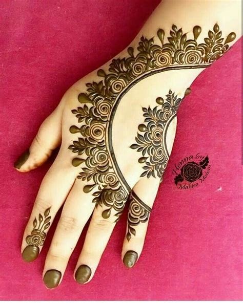 5_Astounding Arabic Cone Mehndi Designs For Hands  Arabic Cone Mehndi