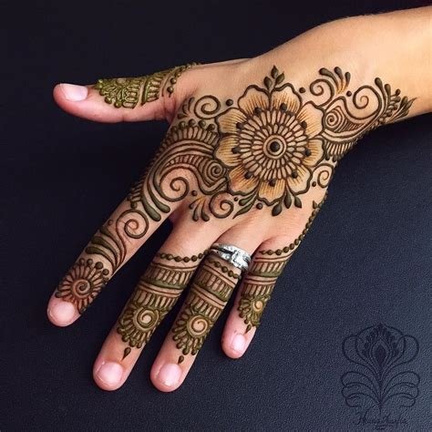 13_Back Hand Mehndi Design 2020 Simple Full Hand  Design Talk