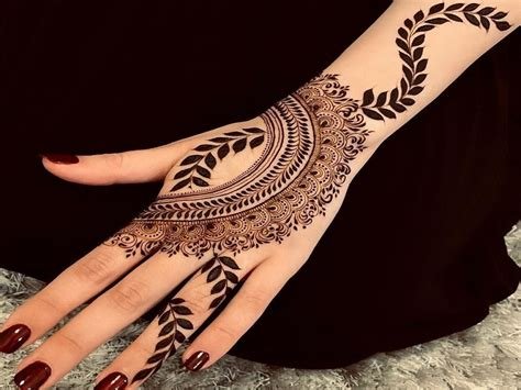 7_Mehndi Design 2021 New Style Simple  Back Side Mehndi Design  Simple