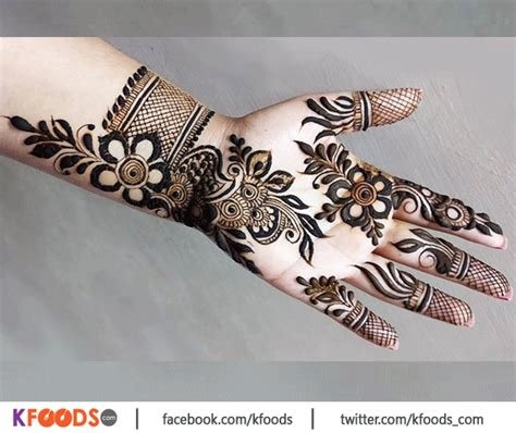 7_Newest And Easy DIY Mehndi Designs For Eid 2021  Glossnglitters