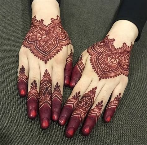 7_20 Alluring Back Hand Mehndi Designs to Try  Fashionterest