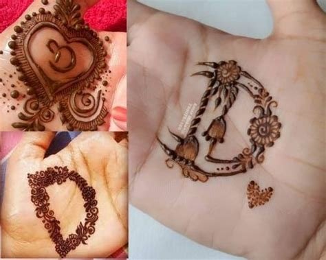 10_26 Stunning Mehndi Designs For Each Alphabet  Fabbon