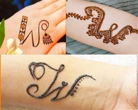 8_26 Stunning Mehndi Designs For Each Alphabet  Fabbon