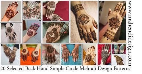 2_20 Simple Circle Mehndi Designs That We Are In Awe Of