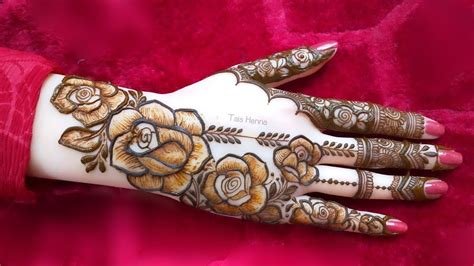 14_Bridal Mandala Mehndi Designs for Back Hand  K4 Fashion