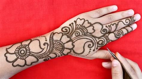 6_Arabic Mehndi Designs 89 Simple  Easy Arabic Design 2021