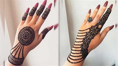 12_9 Beautiful and Simple Back Hand Mehndi Designs That Are Guaranteed to