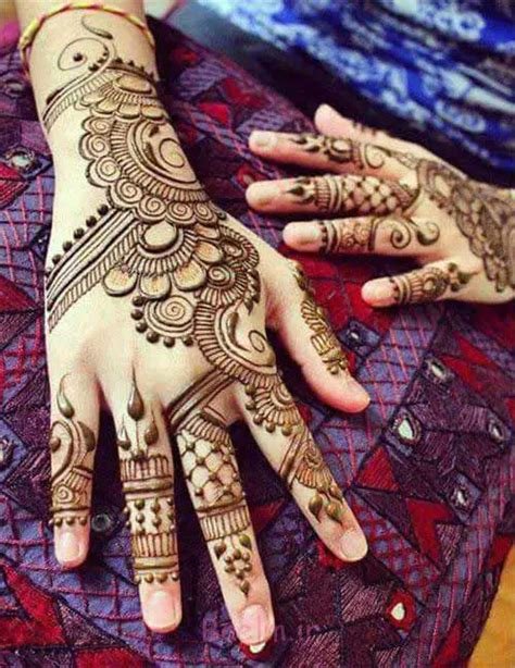 15_70 Gorgeous Back Hand Mehndi Designs That Stole Our Hearts  Pyaari