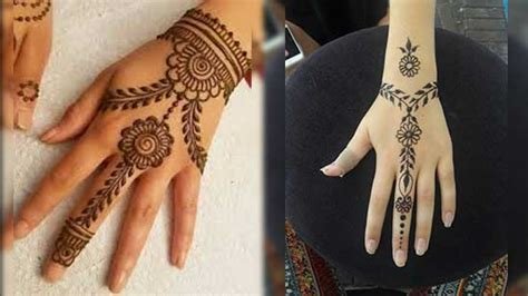 5_650 Best Simple Mehndi Designs  Easy Mehendi Design  TailoringinHindi