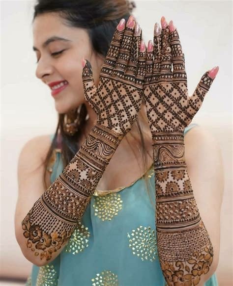 8_15 Latest Front Hand Mehndi Designs  FinetoShine