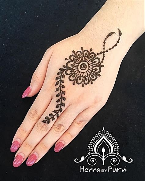 11_30 simple mehndi designs for hands step by step images  Tukocoke