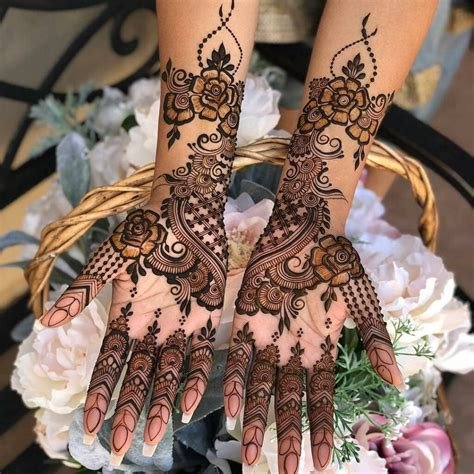 3_100 Simple Bharwa Mehndi Designs  WeddingMarker