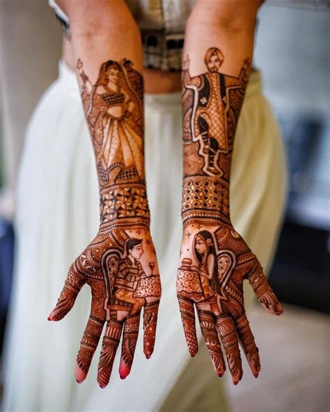 10_Bride and Groom Mehndi Design  Photo Gallery  wwwWedandbeyondcom