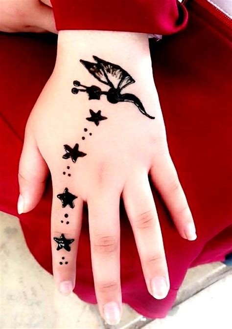 3_Cartoon  Simple Mehndi Designs For Kids They Just Love Them