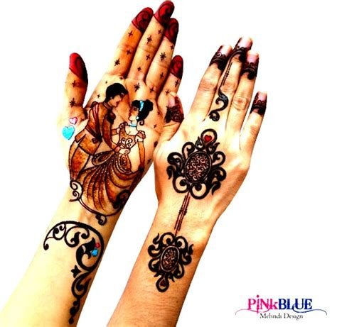 4_Cartoon  Simple Mehndi Designs For Kids They Just Love Them