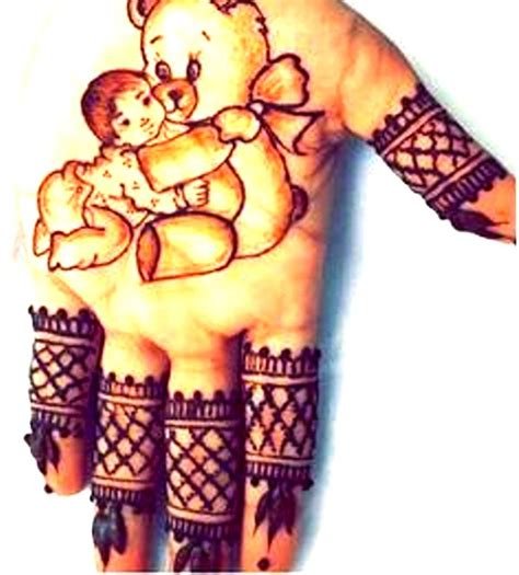 8_Cartoon  Simple Mehndi Designs For Kids They Just Love Them