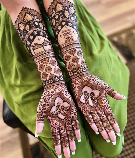 11_51 Impressive Diwali Mehndi Designs For Newlywed Brides