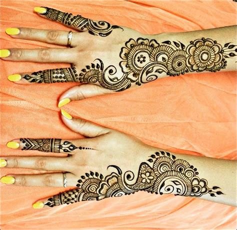 11_Top 15 Simple Dubai Mehndi Designs for Hans  Buy lehenga choli online