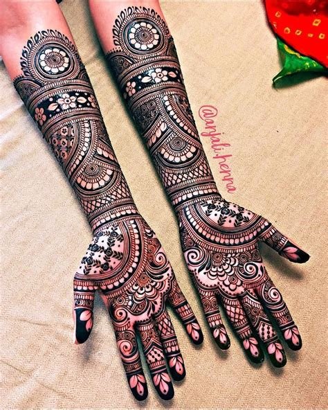 9_55 Gorgeous Easy Full Palm Mehndi Designs 2023  Bright Cures
