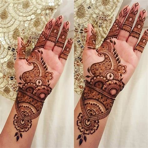 13_21 Simple Mehndi Design for Left Hand Inspirations For The Bride Squad