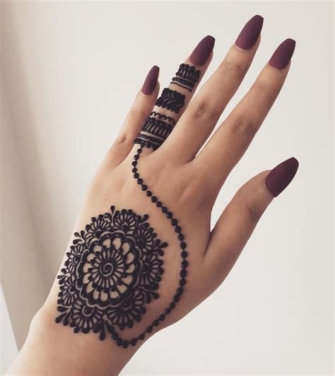 7_Simple Arabic Mehndi Designs for Left Hand  K4 Fashion