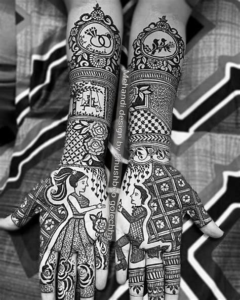 12_35 Latest Engagement Mehendi Designs that are MustTry