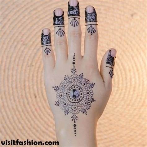 10_Easy Mehndi Designs Collection for Hand 2023  K4 Fashion