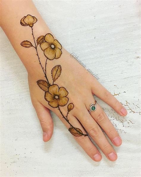 11_Eid Special Easy Floral Mehndi Designs for Hand  K4 Fashion