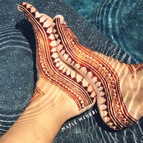11_21 Simple Foot Mehndi Design That Are Perfect For BridesToBe