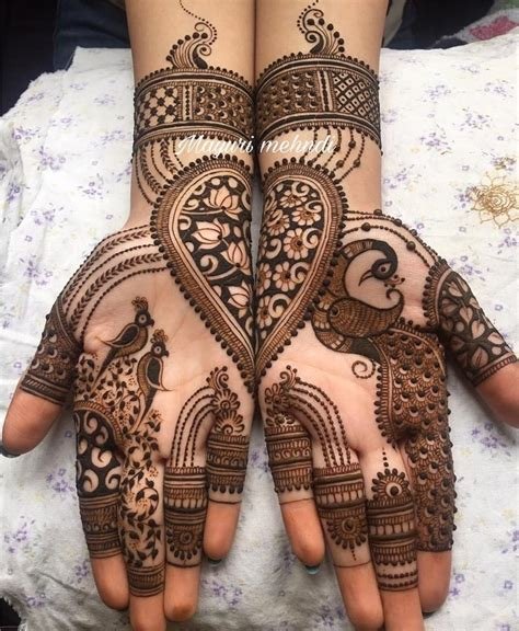 10_15 Stunning DulhaDulhan Mehndi Designs If You Love Intricate Motifs