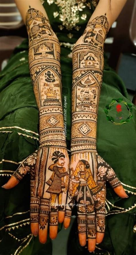 12_Rajasthani Bridal Mehndi Designs 14 Charmingly Graceful Designs