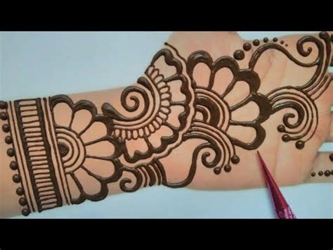 8_70 Gorgeous Back Hand Mehndi Designs That Stole Our Hearts  Pyaari