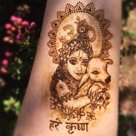 2_Best 20 Janmashtami Mehndi Design  Mixing Images