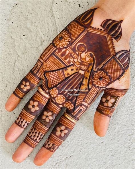 8_Mehndi Designs Karwa Chauth 2021 Latest Easy Simple Mehndi Designs