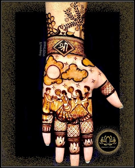 9_51 Karwa Chauth Mehndi Designs For Newlywed Brides