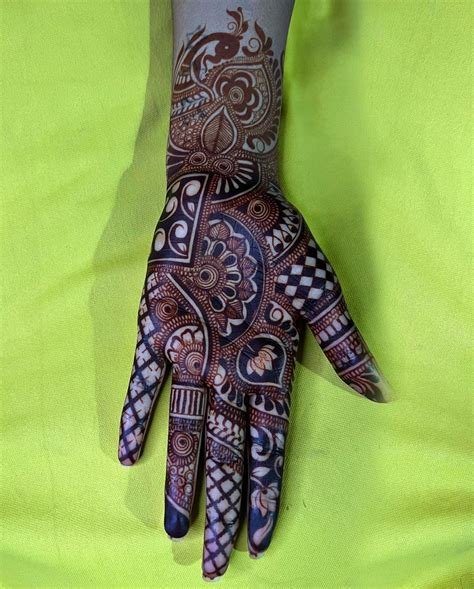 15_Navratri 2022 Mehndi Designs For Full Hand Celebrate the Festival for