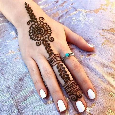 2_50 Latest One Finger Mehndi Designs  K4 Fashion